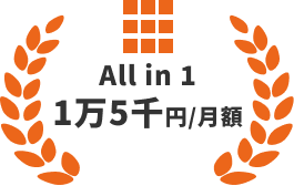 All in 1 1万5千円/月額